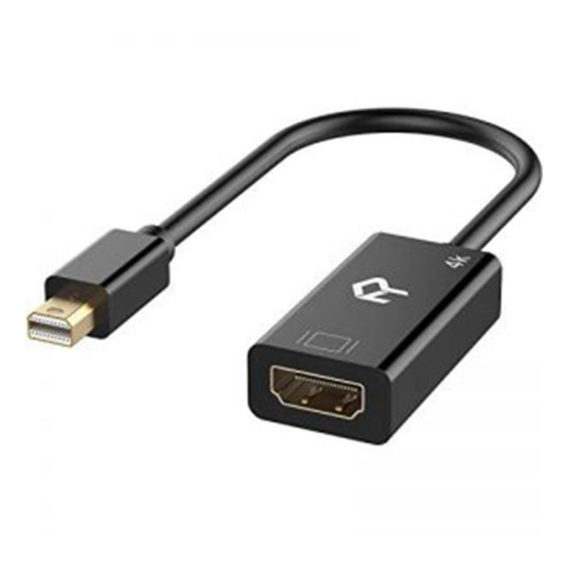 Rankie Adaptateur Mini DisplayPort (Thunderbolt) (Mini DP) vers HDMI, 4K, Noir